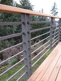 Horizontal guardrail with continuous attachment plate. 13 Best Horizontal Deck Railing Ideas Deck Railings Railing Horizontal Deck Railing