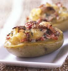 Pommes De Terre Farcies Aux Lardons Et Champignons Recette Recettes De Cuisine Pommes De Terre Farcies Cuisine