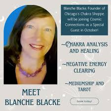 We have 2 appointments remaining with Blanche Blacke tonight. To book visit  her booking page: https://yourcosmicconnections.as.me/blanche-blacke