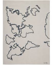 I calendari da parete ti permettono di organizzare il tuo tempo e arredare le tue pareti: Lorena Canals Decorazione Da Parete In Tessuto Cartina Geografica Naturale 120 X 160 Cm Unisex