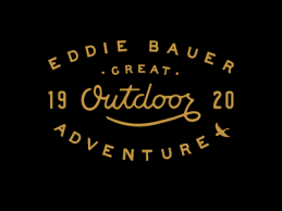 Eddie Bauer Outdoor Adventure Vintage Logo Design Graphic Design Logo Logo Design