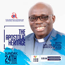 Kindly make a date with us tomorrow; a time of re-freshening in His  presence you cannot miss. #Tacgh #TheApostolicHeritage #watch