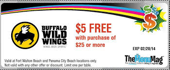 25 Save Buffalo Wild Wings Coupons Printable Codes Buffalo Wild Wings Coupons Buffalo Wild Wings Buffalo