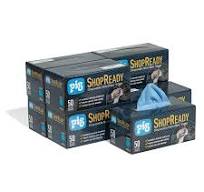 PIG® ShopReady™ Disposable Microfiber Wipers-WIP445-BK