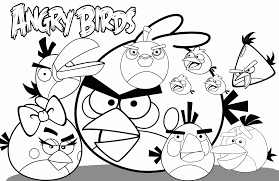 Express yourself and have fun with these cartoon coloring printables. Angry Bird Coloring Pages Pdf Coloring Home