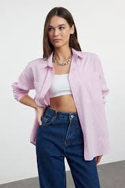 Kadın Gömlek | Keten, Uzun, Oversize Gömlek Modelleri - Trendyol - Sayfa 8