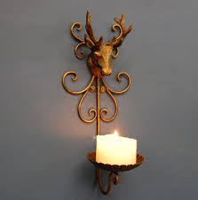A wide variety of candle wall sconces wrought iron options are available to you, such as metal type, frame finishing. Wall Trophy Iron Stage Head Candle Holder