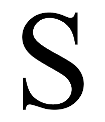 The nineteenth letter of the basic modern latin alphabet. File Roman S Svg Wikipedia