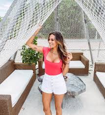 Jana Kramer shows off new boob job in a bikini as she relaxes poolside  after divorce from cheating husband Mike Caussin | The US Sun