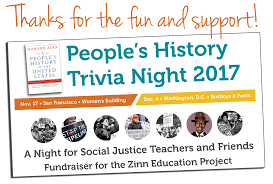 Liberty dining services is hosting a series of virtual trivia nights throughout the fall 2020 semester. People S History Trivia A Roaring Success Zinn Education Project