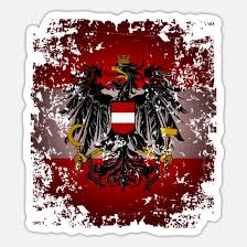 Im august 1933 wurden die ersten noch von der republik österreich bestellten flugzeuge. Osterreich Fahne Flagge Adler Wappen Herren Damen Sticker Spreadshirt