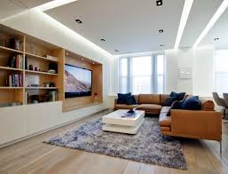 Here are six stunning painted ceiling designs, along with tips for painting your ceiling! 33 Examples Of Modern Living Room Ceiling Design Interior Design Ideas Ofdesign
