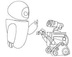 Most of these coloring pages include a video as well. Wall E And Eve Coloring Pages Coloring Home