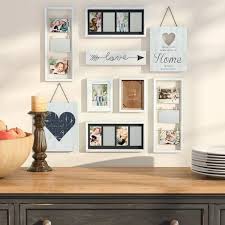 Broderick 9 Piece Heart Decor Picture Frame Set Picture Frame Wall Frames On Wall Picture Frame Sets