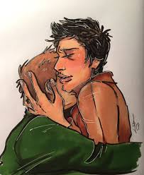 Flyingheart Sweet Little Neck Kisses Make Any Angel Happy 4 365 Check Out My Supernatural Art Blog With Daily Uploads Wan Supernatural Art Art Blog Art