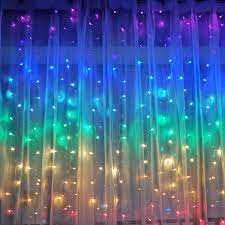 Fairy lights are a seemingly timeless interior design trend. Rainbow Curtain Lights Fairy Lights Usb Icicle Lights Fantasy Unicorn Rainbow For Home Decoration Wedding Party Holiday Lighting Aliexpress