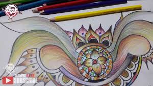 Iya, karna pas di depan saya, saya pasang lukisan pensil wajah saya lagi senyum. Batik Cara Membatik Pewarnaan Bebas Dengan Memakai Pensil Warna Youtube