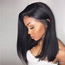 Zigzag frontal lace wigs human hair. Long Bob Human Hair Lace Front Wigs Baby Hair Side Part Virgin Peruvian Glueless Preplucked Full Lace Short Bob Wig For Black Woman Black Hair Hair For Sale Fro Wig Hairstyles