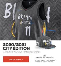 The brooklyn nets continue to celebrate brooklyn artists with their team gear. The Nba Store New Today Nets City Edition Milled
