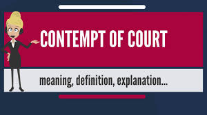 Contempt synonyms, contempt pronunciation, contempt translation, english dictionary definition of contempt. What Is Contempt Of Court What Does Contempt Of Court Mean Contempt Of Court Meaning Youtube