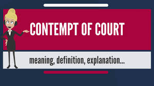Contempt synonyms, contempt pronunciation, contempt translation, english dictionary definition of contempt. What Is Contempt Of Court What Does Contempt Of Court Mean Contempt Of Court Meaning Youtube