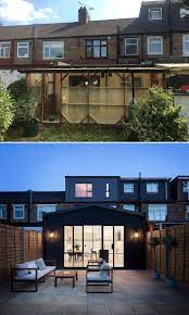 Before After A Modern Extension Was Added To This House In London Small House Extensions Modern Extension London House