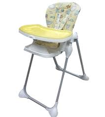 L'assise de cette chaise quinby est en plastique jaune recyclable et repose sur une structure en métal. Chaise Haute Nectar Evenflo Mon Bebe Maroc