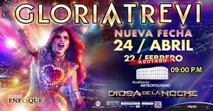 Gloria trevi tickets están disponibles hoy. Gloria Trevi Abre Nueva Fecha 24 De Abril De 2020 Tour Diosa De La Noche En Puebla