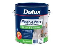 Enhance your house exterior and interior with variety of paint colours. Dulux Wash Wear Kitchen Bathroom Semi Gloss 51b 04912 Architecture Design