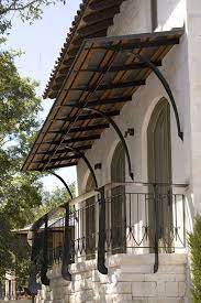 Architectural Exterior Metal Brackets Front Porch Google Search Spanish Style Homes Architecture Wrought Iron Awning