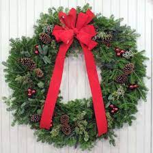 Outdoor bows holiday bows christmas bows wreath bows velvet bows wedding bows extra large bows for all events and decorating. Deluxe Decorated Outdoor Wreath Kremp Com
