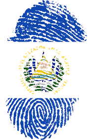 El Salvador Flag Fingerprint Transparent Image El Salvador Flag Flag Mexican Art