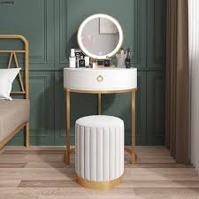 The design of this room allows you to radically change the idea of a familiar rest room, turning it into a room of unusual shape. Dressing Table For Bedroom Furniture Modern Minimalist Mini Dresser Single Nordic Luxury Bay Window Makeup Table With Mirror Dressers Aliexpress