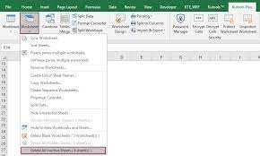 Want to input and process data in excel. How To Delete All Sheets Except Specified Current One In Excel