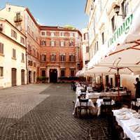 Restaurant patio at piazza santa maria in trastevere, rome, italy. The Best Restaurants In Rome Cn Traveller