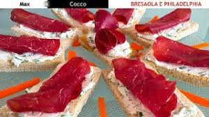 Antipasto Natalizio Bresaola E Philadelphia Youtube