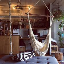 リビング コウモリラン ロープ ハンモック コンクリート打ちっ放し などのインテリア実例 2017 07 14 11 35 17 roomclip ルームクリップ ハンモック ハンギングチェアー インテリア