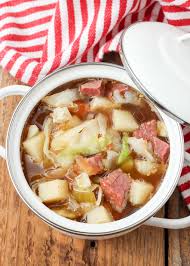 Corned Beef and Cabbage Soup - Barefeet in the Kitchen