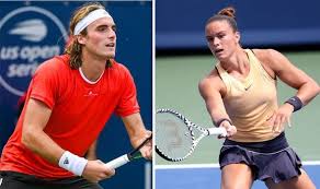 He is the youngest player ranked in the top. Stefanos Tsitsipas Girlfriend How Tennis Pro S Mum Set Him Up With Childhood Sweetheart Tennis Sport Express Co Uk