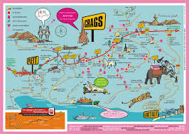 Map Of The Crags In Plettenberg Bay Garden Route South Africa South Africa Tourist Tourist Map Map