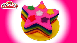 Oyun Hamuru Gokkusagi Yildz Pasta Play Doh Rainbow Star Cake Oyun Hamuru Play Doh Gokkusagi Pasta
