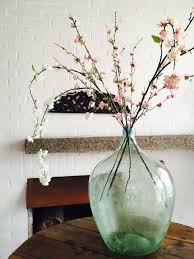 Kirschbluten In Ballonvase Wohnzimmer Vase Bodenvasen