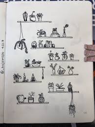 Some Of My Personal Plant Doodles In Honor Of Earth Day Hope To Incorporate Some Of These Into My Bullet Journal Plant Doodle