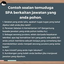 Bagaimana contoh susunan fail temuduga spa? Sayidahnapisahdotcom