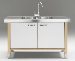 Utilizing The Storage Space In Kitchen Sink Cabinet Free Standing Kitchen Sink Free Standing Kitchen Cabinets Ikea Kitchen Sink