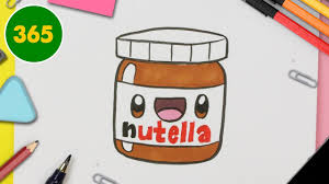 Gatto disegnare passo dopo passo disegno a. Come Disegnare Nutella Kawaii Come Disegnare Cibo Youtube