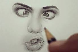 Abstract painting of women's faces or realistic paintings of people can be male or female. Human Face Painting With Pencil Drawing Face Painting Painting