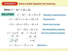 Factor cubic polynomial calculator / solve the cubic. F A C T O R I N G C U B I C E Q U A T I O N Zonealarm Results
