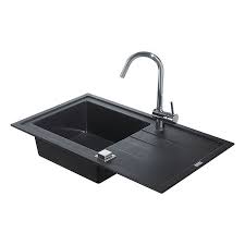 Carea Einbauspule Tango 86 X 50 Cm 1 Becken Careagranit Schwarz Einbauspule Sanitar 50er