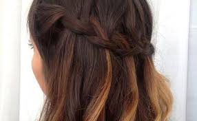 Romantische frisur wasserfall mit locken basiert auf der anfänglichen angabe des radikalen volumens. Trendfrisur Wasserfallzopf Woman At